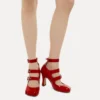 Animal Toe Three-Strap Shoe Animal Toe Three-Strap Shoe