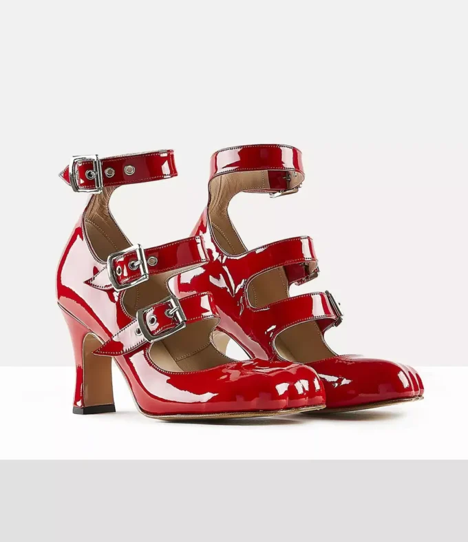 Animal Toe Three-Strap Shoe Animal Toe Three-Strap Shoe