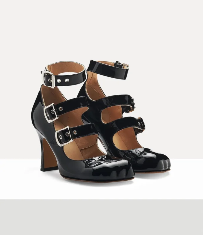 Animal Toe Three-Strap Shoe Animal Toe Three-Strap Shoe