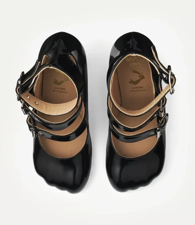 Animal Toe Three-Strap Shoe Animal Toe Three-Strap Shoe