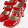 Animal Toe Three-Strap Shoe Animal Toe Three-Strap Shoe