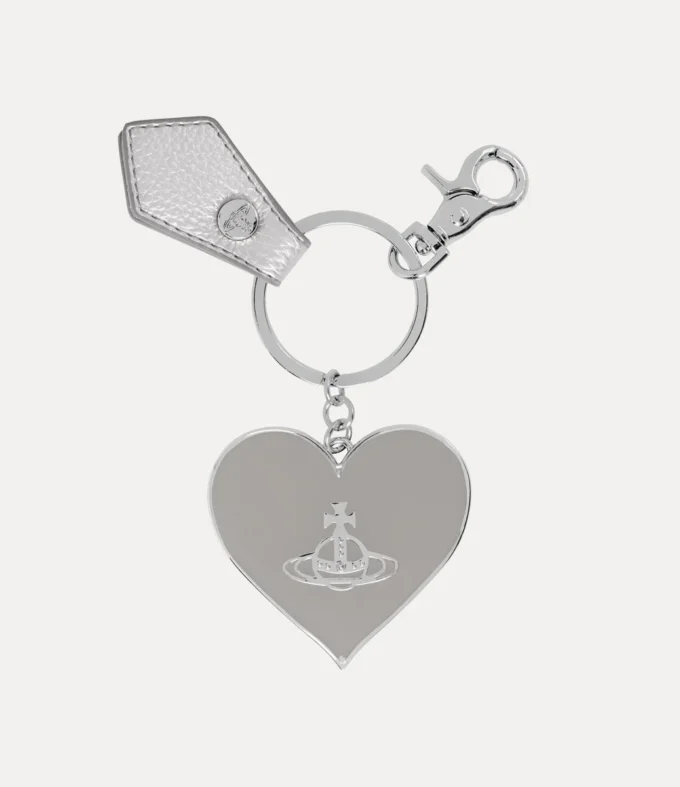 Mirror Heart Orb Keyring Mirror Heart Orb Keyring