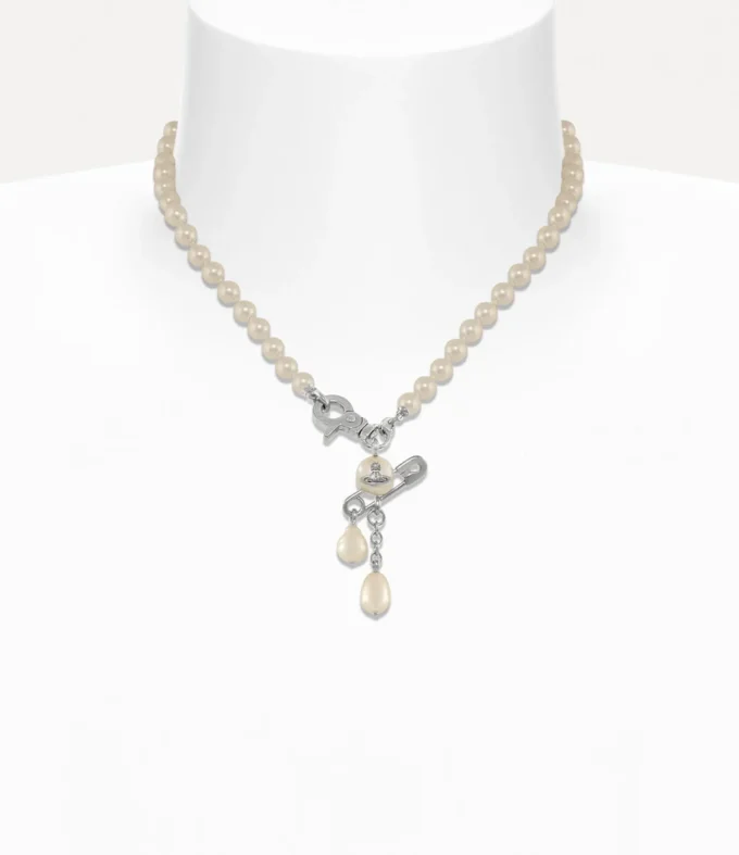Small Claude Pearl Necklace Small Claude Pearl Necklace